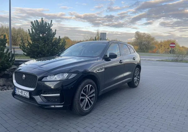 jaguar f-pace małopolskie Jaguar F-Pace cena 95000 przebieg: 129000, rok produkcji 2018 z Bardo